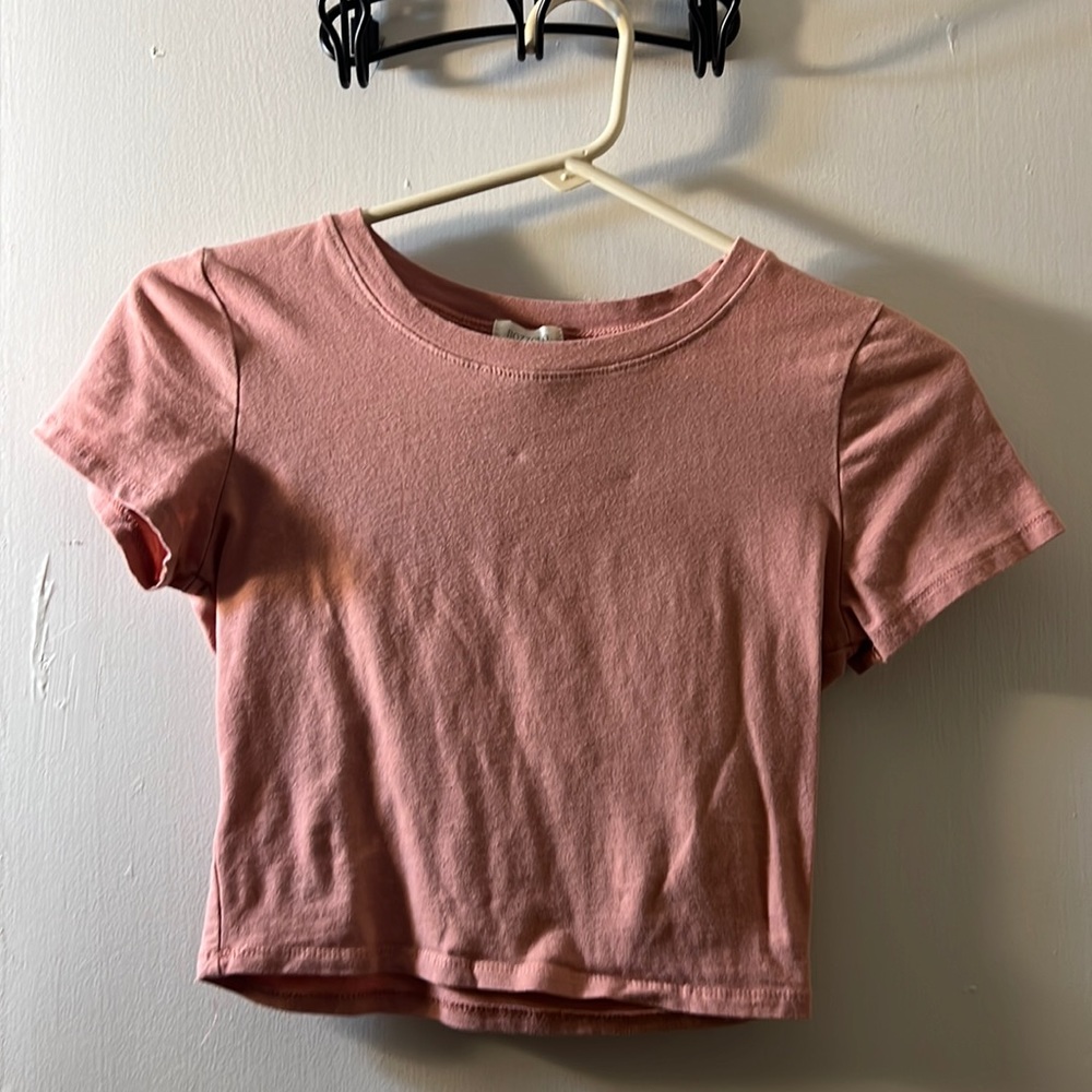 BOZZOLO PINK CROP TOP SIZE M